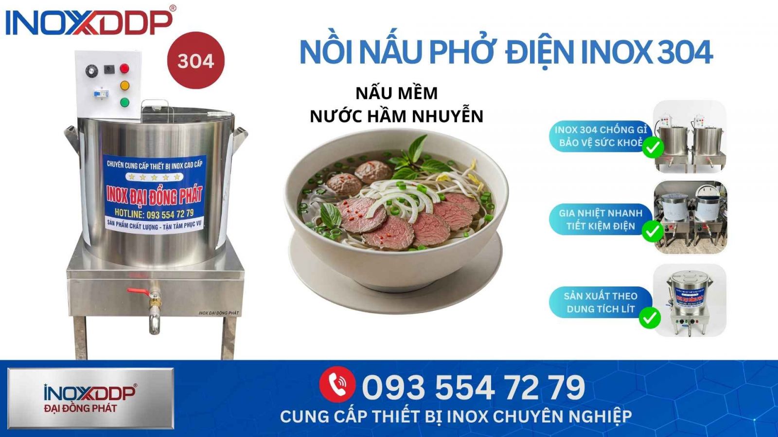 Nồi nâu phở điện tại Bình Định