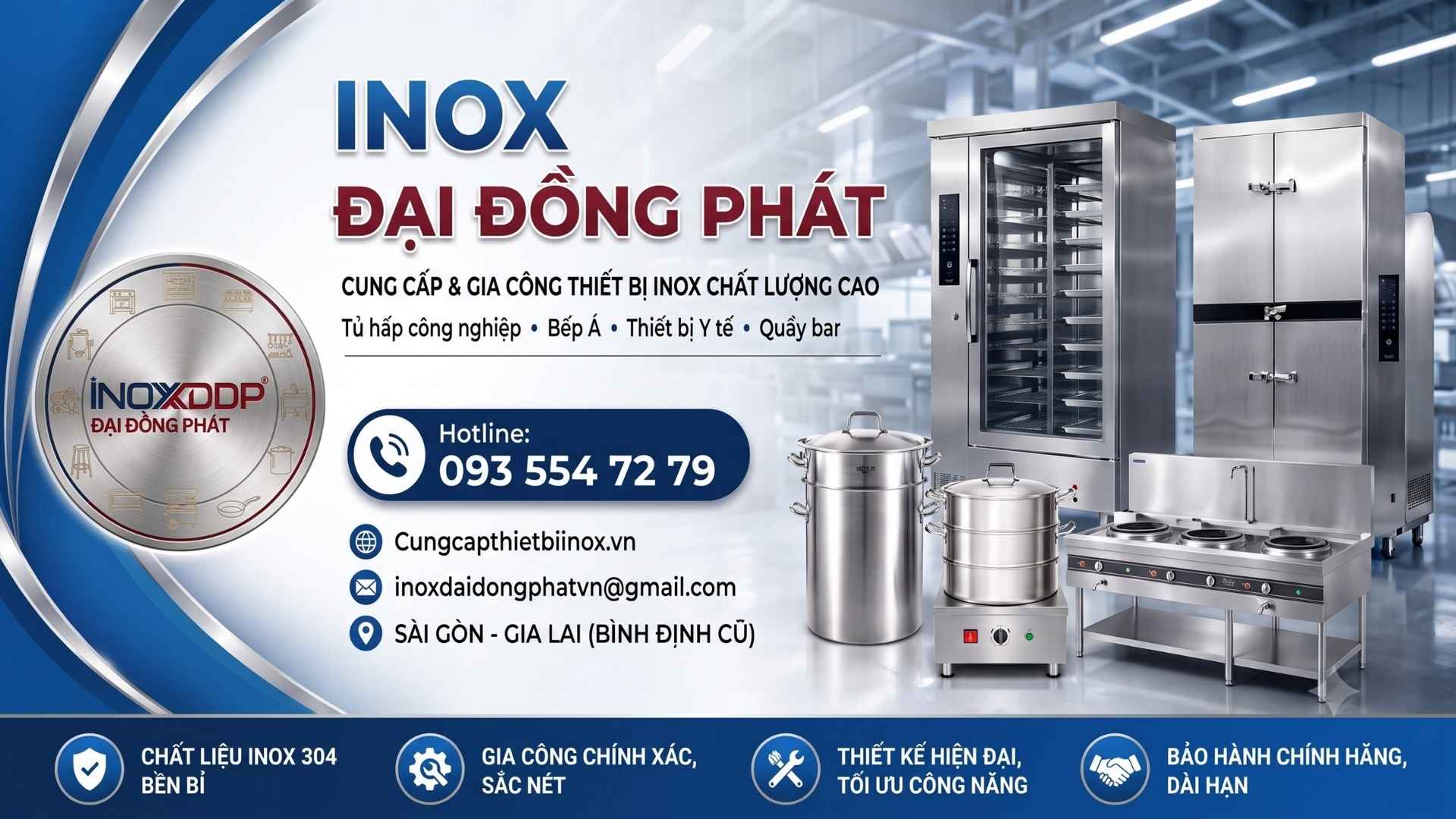 Cung cấp thiết bị inox
