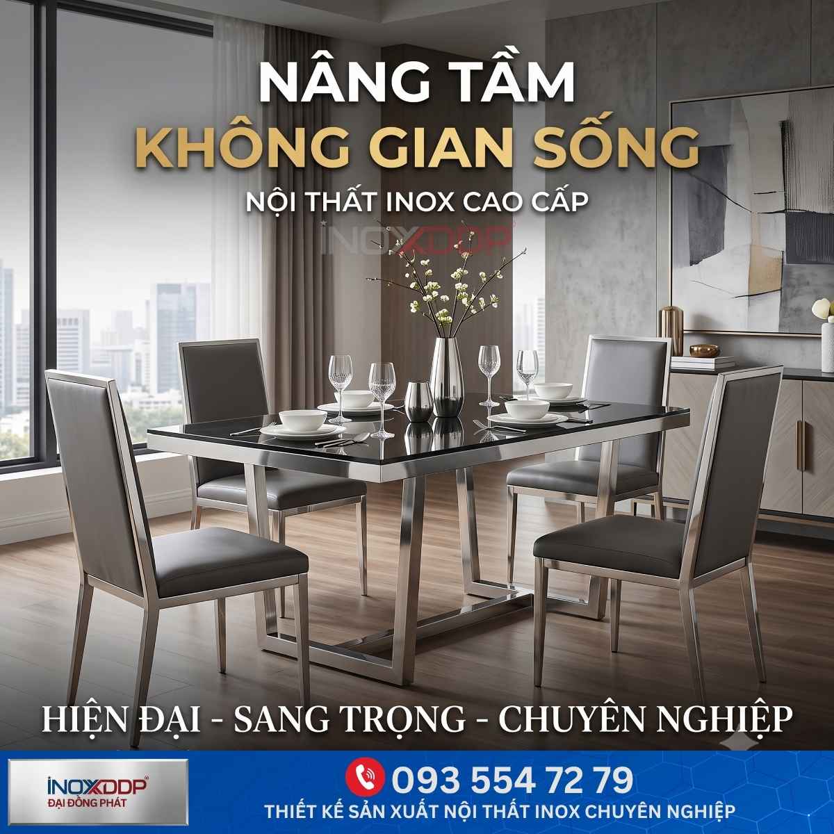 Thiết Kế, Sản Xuất Nội Thất Inox Hiện Đại, Mẫu đẹp 2026
