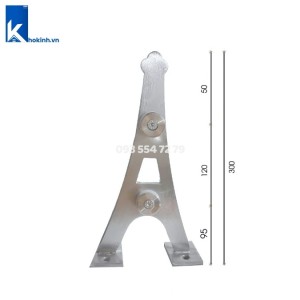 Trụ A inox 304, 8ly, 10ly, 12ly Lan can cầu thang, DDP51